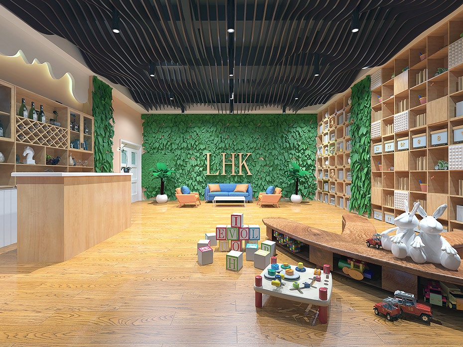 幼兒園接待廳設計