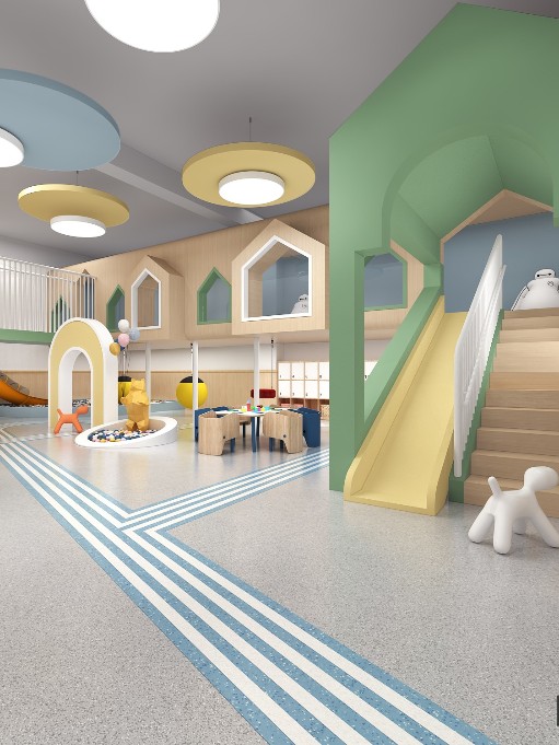 駐馬店泌陽(yáng)興遠(yuǎn)托育中心-金石裝飾設(shè)計(jì)案例