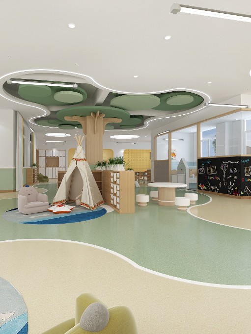 泗陽(yáng)縣托育中心-金石裝飾設(shè)計(jì)案例