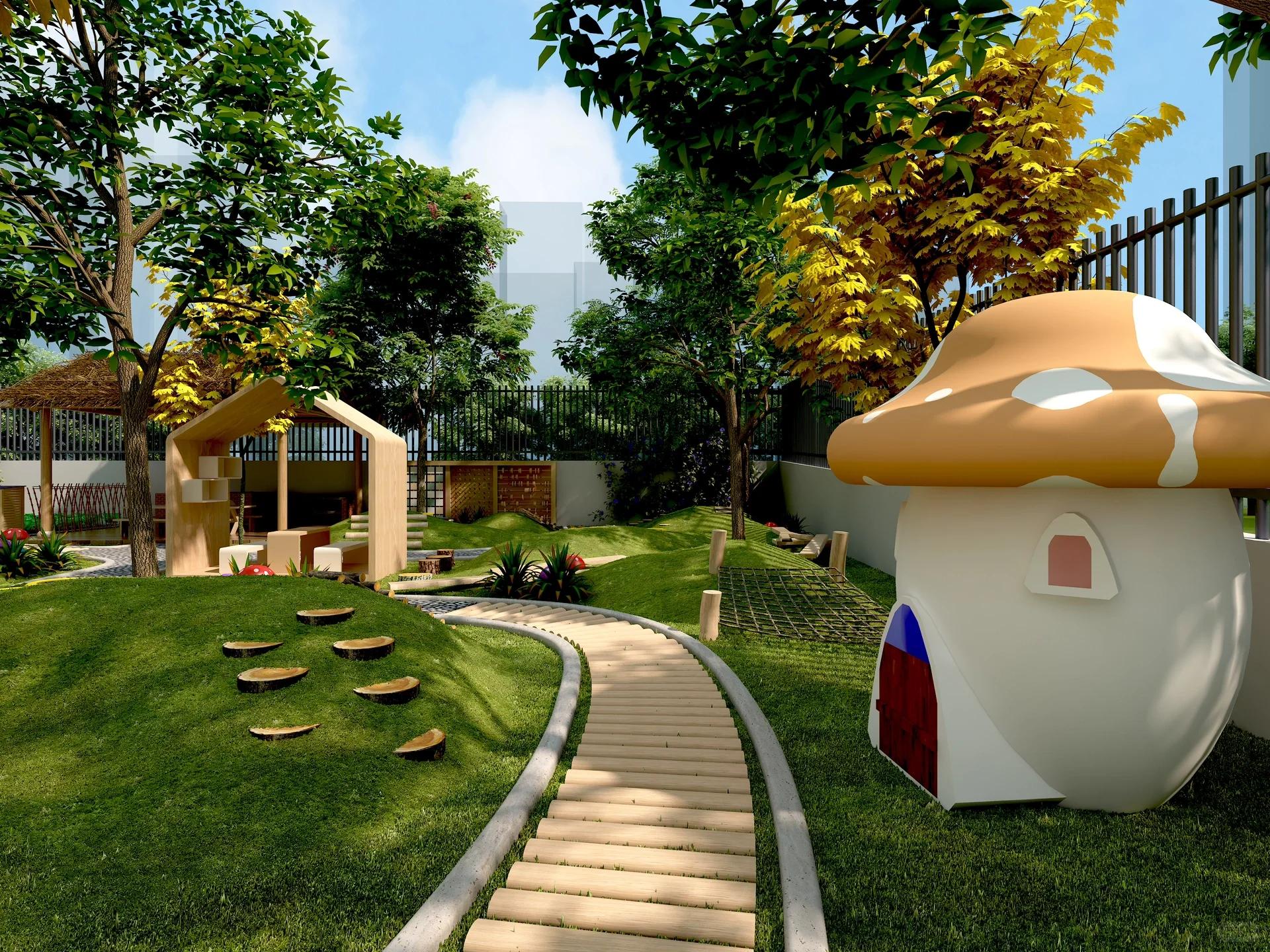 幼兒園戶外環境設計｜小空間大游樂