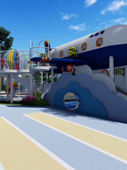 信陽(yáng)航空機(jī)務(wù)士官幼兒園戶(hù)外設(shè)計(jì)裝修