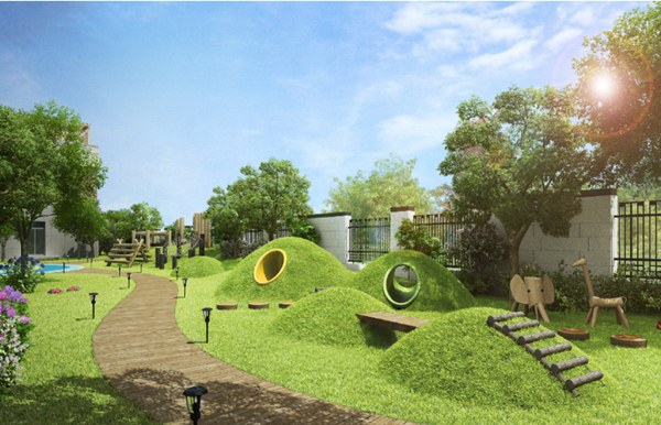 幼兒園景觀設計，核心塑造童趣性-金石裝飾幼兒園裝修設計