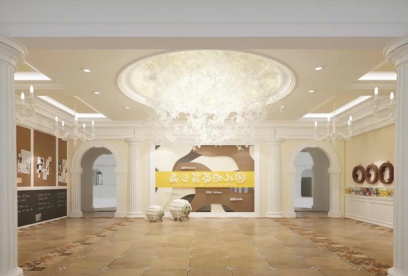 簡歐風格幼兒園設計裝修