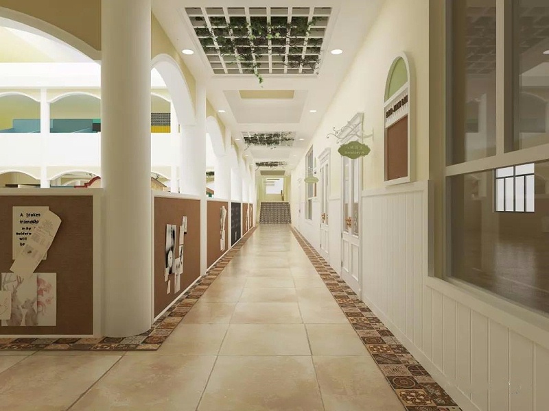 簡歐風格幼兒園設計裝修