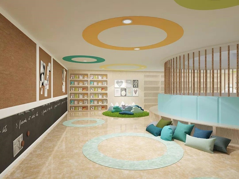 簡歐風格幼兒園設計裝修