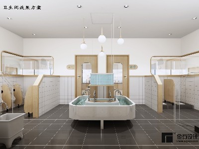 幼兒園衛生間設計丨讓關愛充滿色彩